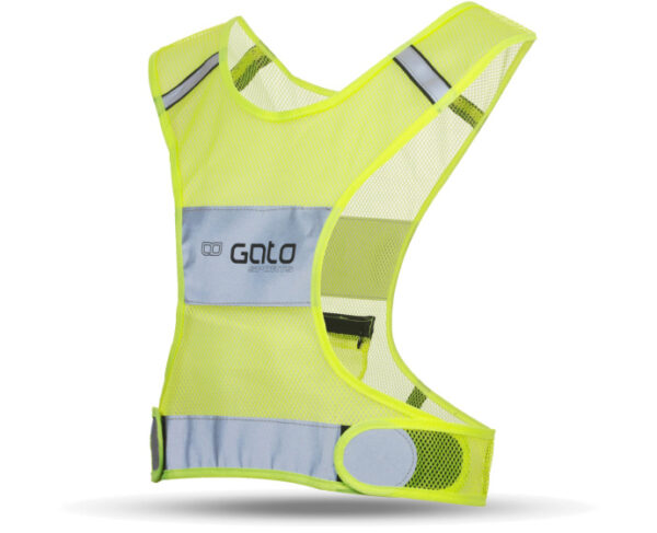 Reflection vests X gilet réfléchissant jaune fluo taille S - Gato Sports – Image 2