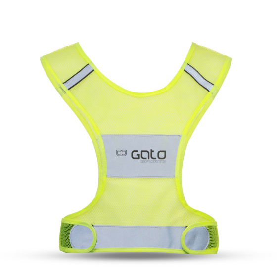 Reflection vests X gilet réfléchissant jaune fluo taille M - Gato Sports – Image 3