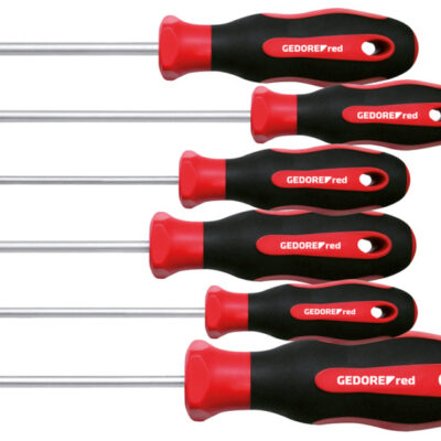 Screwdrivers sets jeu de tournevis Phillips (PH) + fente 6 pièces - Gedore Red
