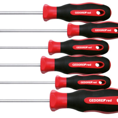Screwdrivers sets jeu de tournevis Phillips (PZ) + fente 6 pièces - Gedore Red