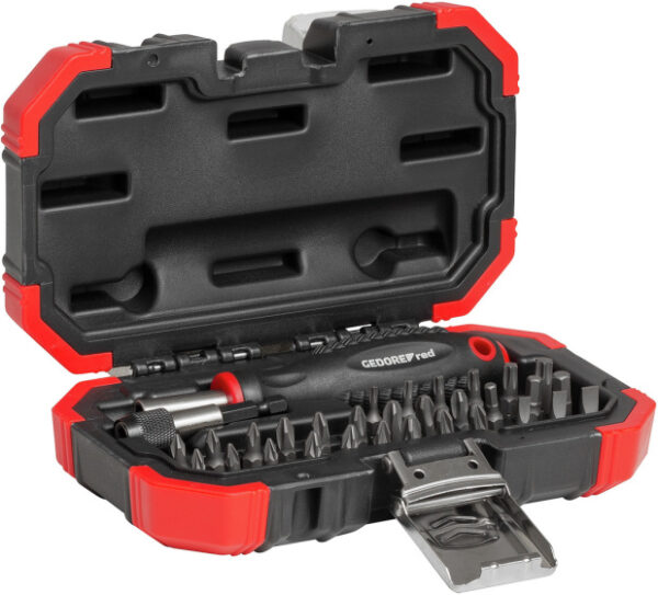 Bit sets Jeu d'embouts avec tournevis 32 pièces - Gedore Red