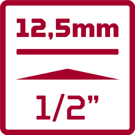 Key sets Jeu de clés à douilles 1/2 pouce TX On Rail Argent 7 pièces - Gedore Red – Image 3