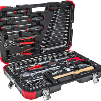 Key sets Jeu de clés à douille 1/4 + 1/2 pouce 10-32 mm 100 pcs - Gedore Red