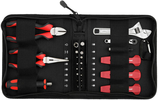 Coffres outils Set d'outils d'atelier pour vélo Noir/rouge 25 pièces - Gedore Red – Image 3