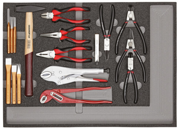 Tool kits Jeu d'outils Pince et outils de frappe 29 pièces - Gedore Red – Image 2