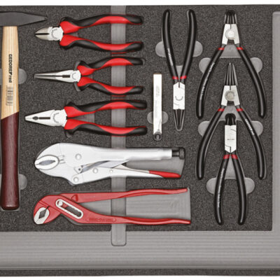 Tool kits Jeu d'outils Pince et outils de frappe 29 pièces - Gedore Red