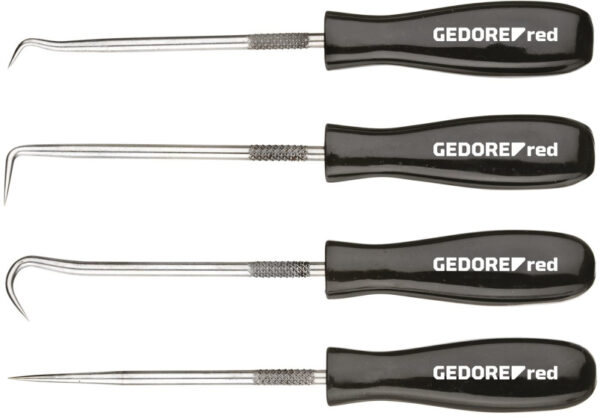 Key sets Jeu de crochets Assemblage de joints toriques 135 mm 4 pièces Noir - Gedore Red
