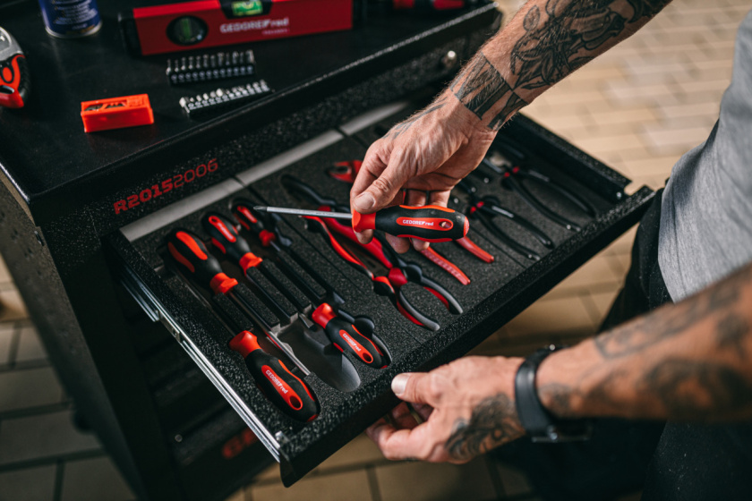 Screwdrivers sets jeu de tournevis Phillips (PH) + fente 6 pièces - Gedore Red – Image 5