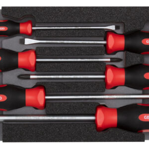 Screwdrivers sets jeu de tournevis Phillips (PH) + fente 6 pièces en module - Gedore Red