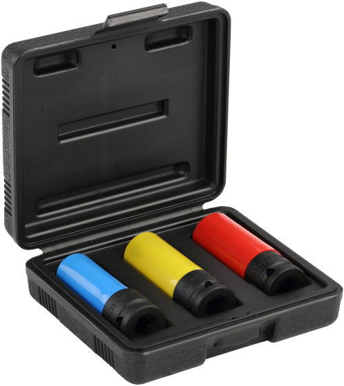 Key sets Jeu de clés à chocs avec douille de protection 1/2 pouce 3 pièces - Gedore Red – Image 2