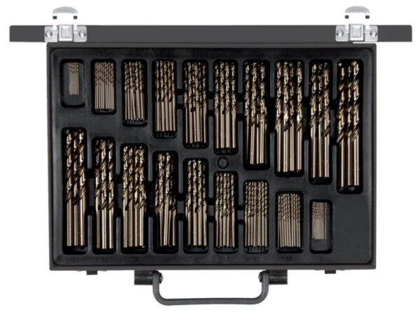 Drill sets Jeu de mèches hélicoïdales 1-10 mm Argent 170 pièces - Gedore Red – Image 2