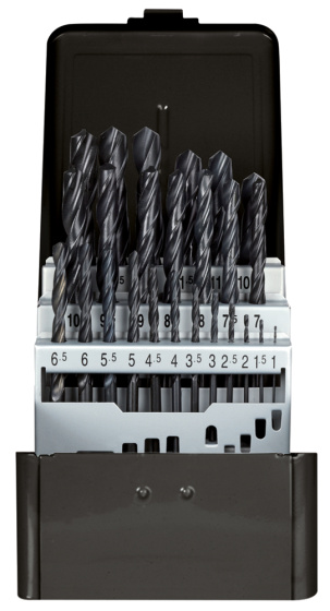 Drill sets Jeu de mèches hélicoïdales 1-13 mm Noir 25 pièces - Gedore Red – Image 2