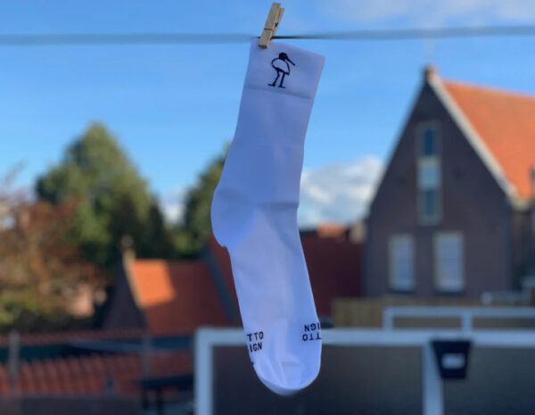Chaussettes de cyclisme High Cut Chaussettes de cyclisme Blanc/Bleu/Noir 3 Paires Taille 43-64 - Grutto – Image 4