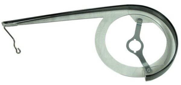 Chaînes écrans carter de chaîne Cambio 50 cm transparent / noir - Hesling – Image 2