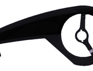 Chaînes écrans garde-chaîne Esencia 49 cm noir - Hesling