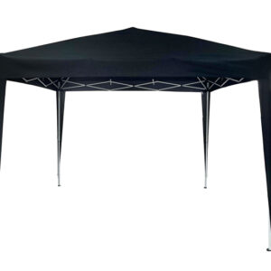 Party tents Tente de fête pliable Easy-up 3 x 3 mètres Noir - Hi-point