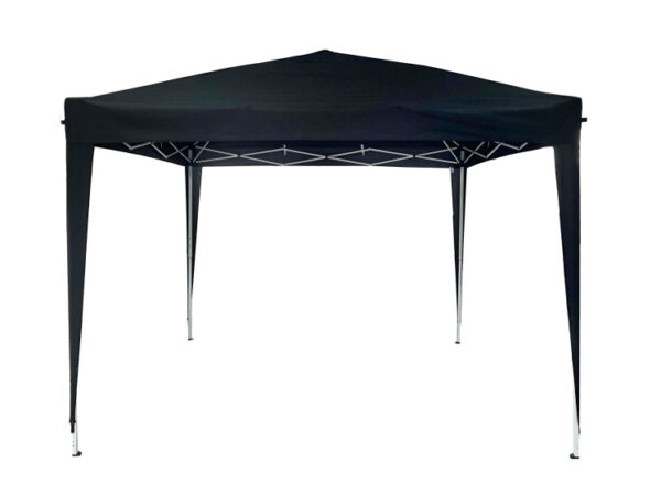 Party tents Tente de fête pliable Easy-up 3 x 3 mètres Noir - Hi-point
