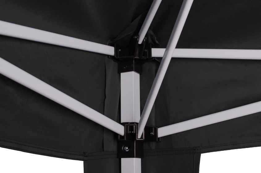 Party tents Tente de fête pliable Easy-up 3 x 3 mètres Noir - Hi-point – Image 7