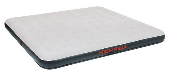 Matelas pneumatiques matelas d'air King 2-personnes 200 cm gris clair - High Peak – Image 2