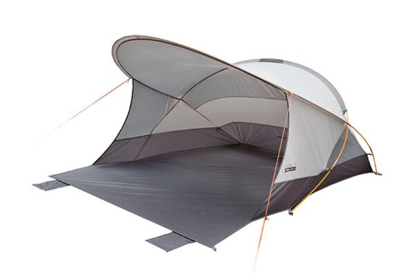 Tentes de plage tente de plage Cordoba UV80 pop-up 220 x 200 cm gris - High Peak