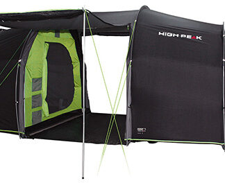 Tentes tunnel Tauris 6.0 Tente familiale 6 personnes 620 x 240 cm Anthracite - High Peak