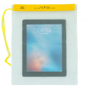 Acheteurs Mallette étanche 33 x 26,5 cm PVC transparent/jaune - Highlander
