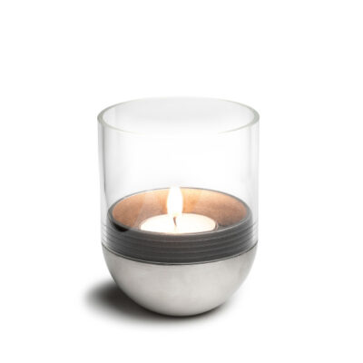 Wind lights Gravity Guirlande de bougie 13 cm argentée - Höfats