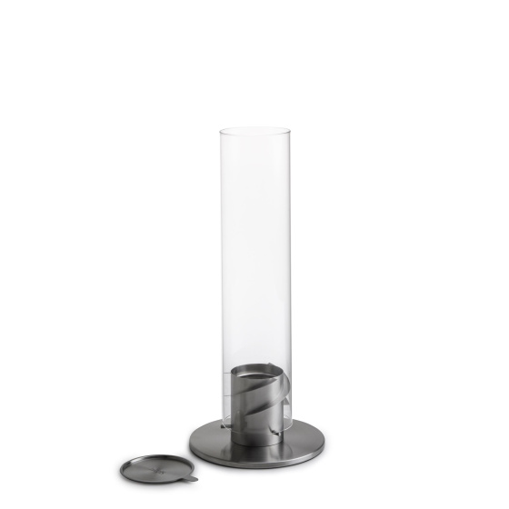 Table fires Spin 120 lanterne d'ambiance acier inoxydable 23 x 54 cm argent - Höfats – Image 7