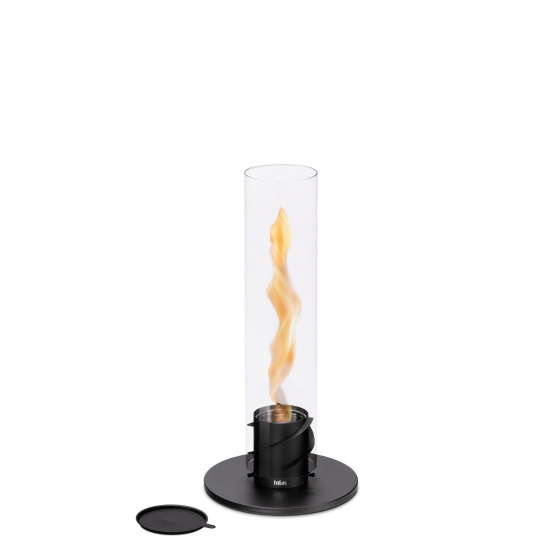 Table fires Spin 90 lanterne d'ambiance acier inoxydable 19 x 40,5 cm noir - Höfats – Image 2