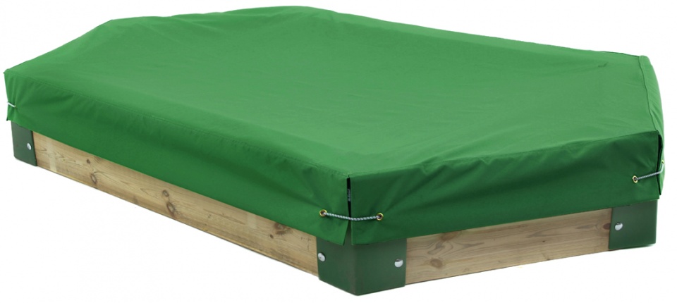 Bacs à sable housse pour bac à sable 210 cm polyester vert - Hörby Bruk – Image 2