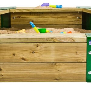 Bacs à sable bac à sable 150 x 110 x 28 cm bois naturel - Hörby Bruk