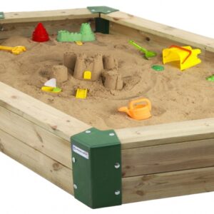 Bacs à sable bac à sable 210 x 120 x 25 cm bois naturel - Hörby Bruk
