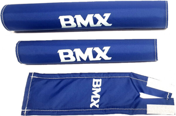 Coussinets BMX Pads BMX Junior Foam Bleu 3 pièces - HZB