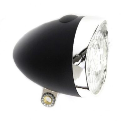 Phares avant Batterie Retro Noir Phare LED - Ikzi Light