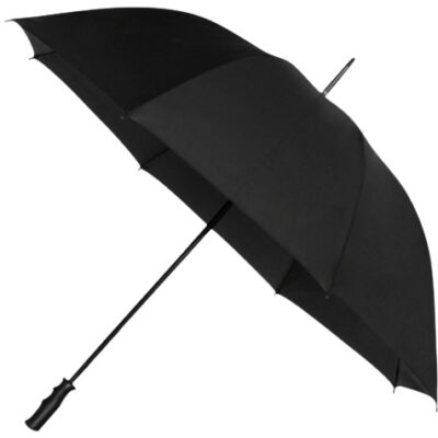 Parapluies de golf parapluie de golf coupe-vent 125 cm polyester noir - Impliva