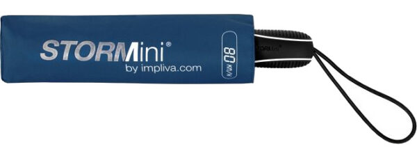 Foldable umbrellas STORMini Parapluie tempête aérodynamique Ø 90 cm Bleu - Impliva – Image 4