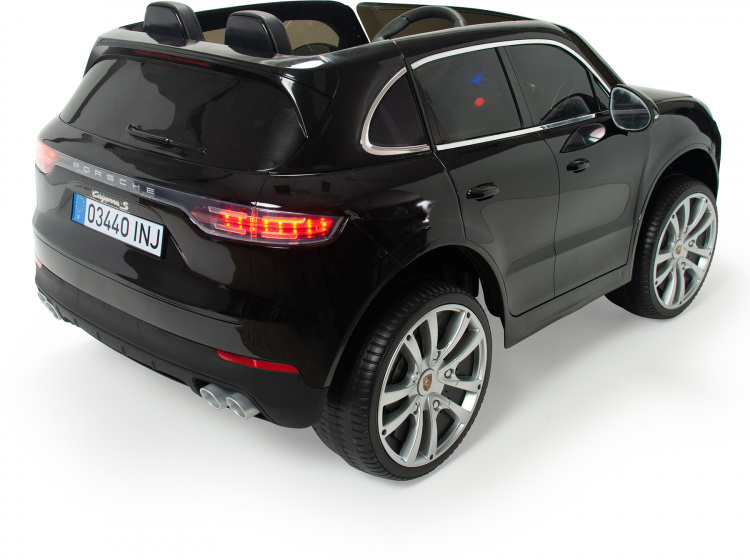 Chariots à batterie Porsche Cayenne S Voiture électrique pour enfant 12V Noir - Injusa – Image 4