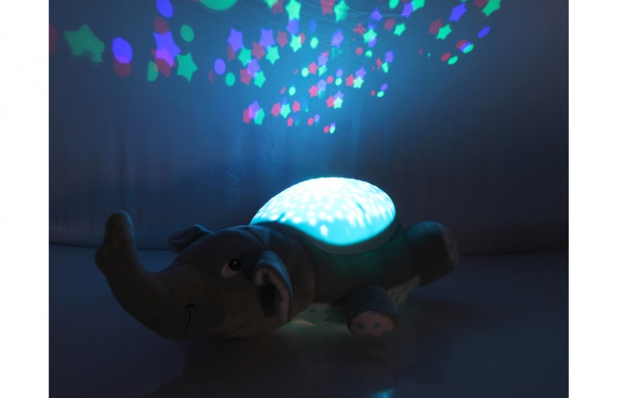 Jouets récréatifs Dreamy Elephant veilleuse led 32 cm gris/bleu - JAMARA – Image 7