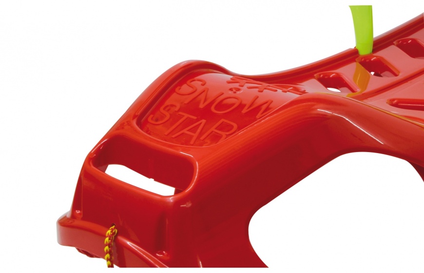 Traîneaux Luge Snow Star avec dossier 90 cm rouge - JAMARA – Image 5