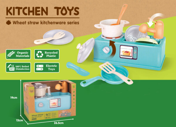 Toy kitchens Jouet évier avec eau courante 11 pièces - Kitchen Toys – Image 4