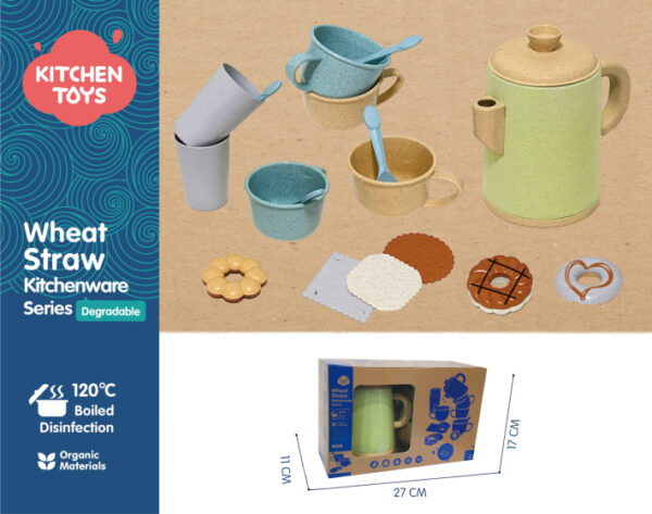 Toy kitchens Service à thé avec plateau de jeu Délices 17 pièces - Kitchen Toys – Image 4