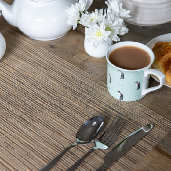 Sets de table Mix Set de table 30 x 45 cm PVC/polyester Beige - KitchenCraft – Image 4
