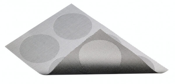 Sets de table Set de table 30 x 45 cm PVC/polyester Gris argenté - KitchenCraft – Image 3