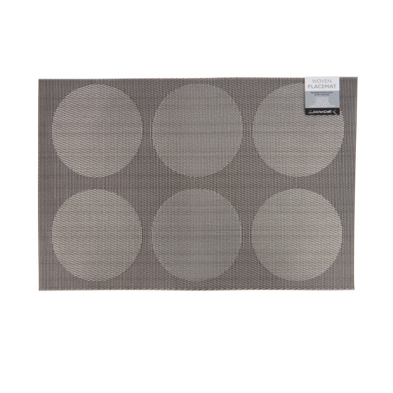 Sets de table Set de table 30 x 45 cm PVC/polyester Gris argenté - KitchenCraft – Image 4