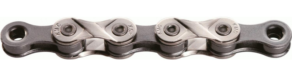 Chaînes chaîne X8 étroite 1/2 x 3/32 pouces 114S 6/7/8 acier rapide - KMC – Image 2