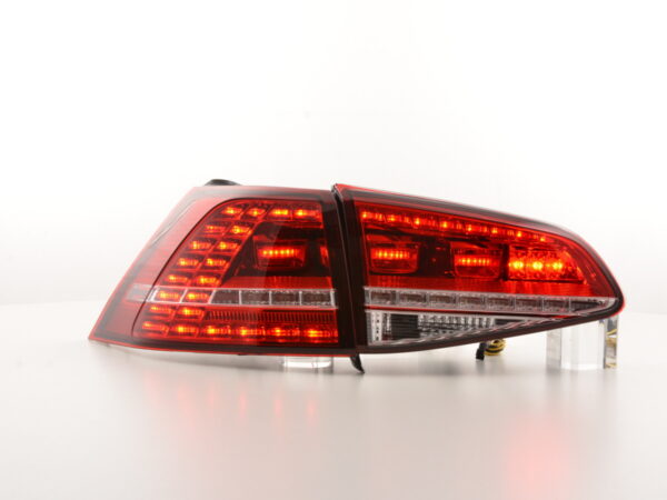 Kit feux arrières LED VW Golf 7 à partir de 2012 rouge / clair - – Image 4
