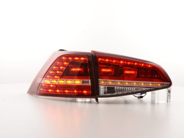 Kit feux arrières LED VW Golf 7 à partir de 2012 rouge / clair - – Image 6