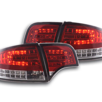 Kit feux arrières à LED Audi A4 berline type 8E 04-07 rouge / clair -