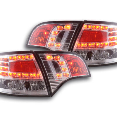 Kit feux arrières LED Audi A4 Avant type 8E 04-08 chrome -