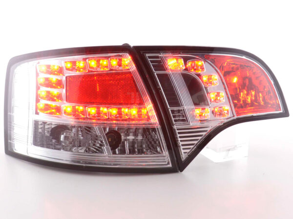 Kit feux arrières LED Audi A4 Avant type 8E 04-08 chrome - – Image 3
